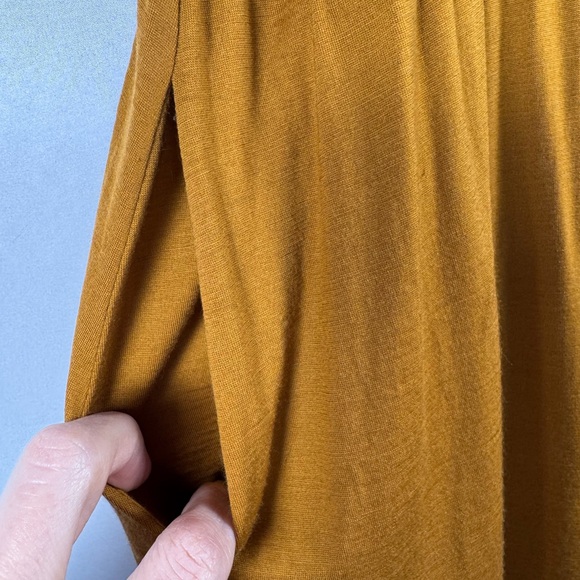 Wool& Sofia Fit & Flare Dress Sleeveless Large Merino Wool Sustainable Vacation - Picture 4 of 11